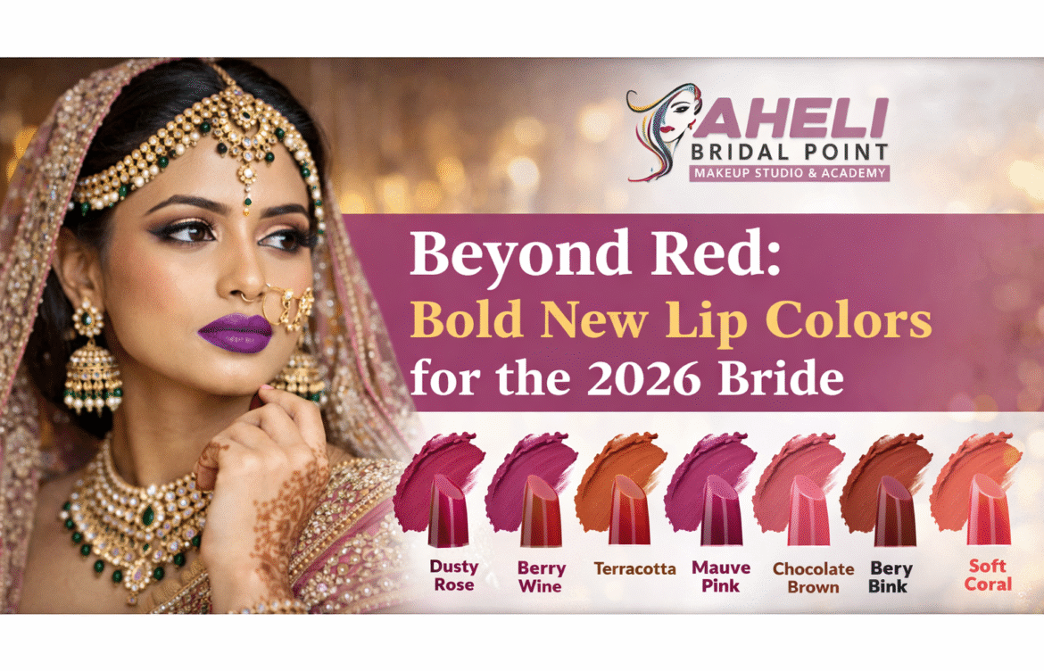 Beyond Red: Bold New Lip Colors for the 2026 Bride