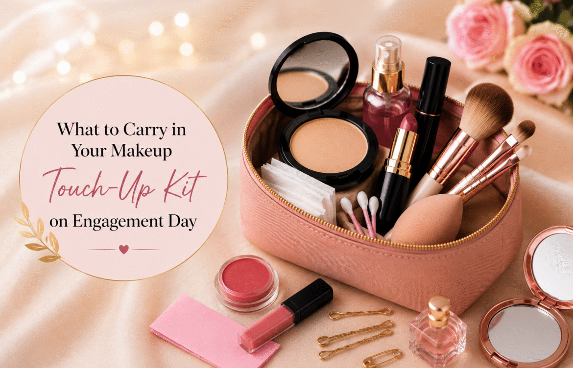 What to Carry in Your Makeup Touch-Up Kit on Engagement Day