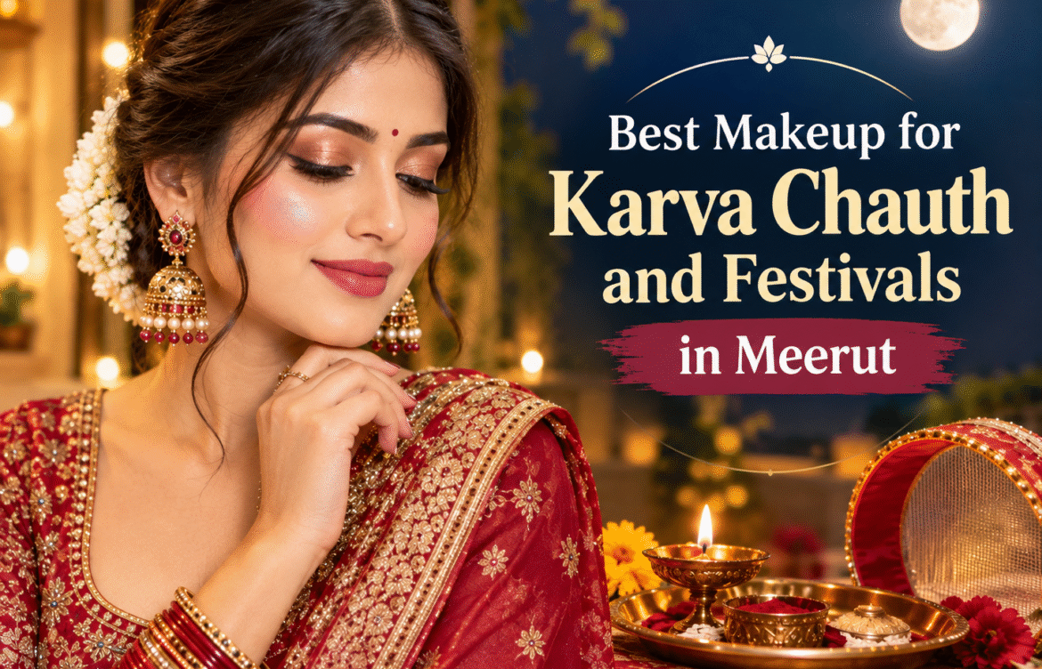 Best Makeup for Karva Chauth and Festivals in Meerut